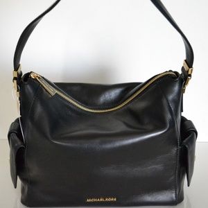 Michael Kors Marly Large Leather Shoulder Bag NWT